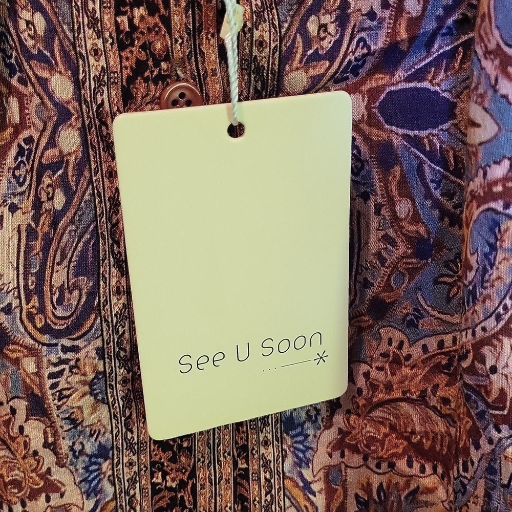 Anthropology brandMulticolor Paisley Shirt - Picture 3 of 6